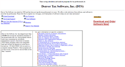 Desktop Screenshot of denvertax.com