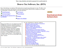 Tablet Screenshot of denvertax.com